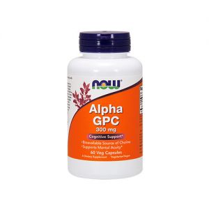 NOW  Alpha GPC 300mg - 60vcaps